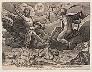 Boreas, from The Winds by Crispijn van de Passe, I