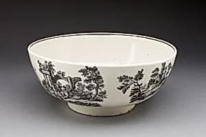 Bowl by Worcester Porcelain Factory
