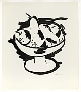 Bowl of Fruit by Marsden Hartley