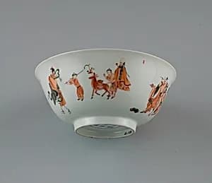 Bowl with Daoist Immortals by Unknown
