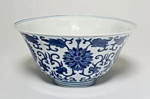 Bowl with Floral Scrolls by Unknown