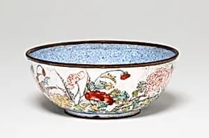 Bowl with Flowers by Unknown
