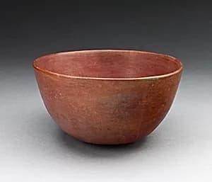 Bowl with Painted Rim by Tiwanaku