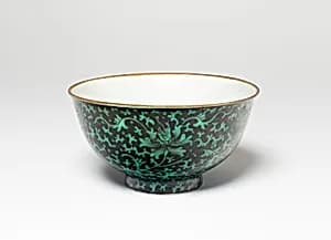 Bowl with Peonies by Unknown
