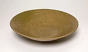 Bowl with Stylized Leaves by Unknown