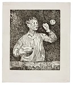 Boy Blowing Soap Bubbles by Édouard Manet