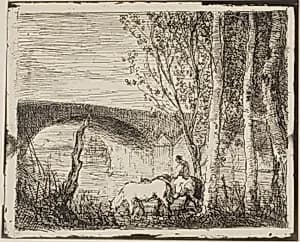 Bridge by Charles François Daubigny