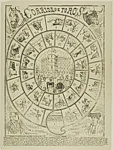 Bullfight Dice-Game by José Guadalupe Posada