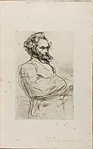 C. L. Drouet, Sculptor by James McNeill Whistler