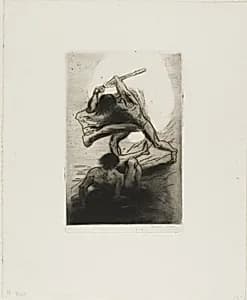 Cain and Abel by Odilon Redon
