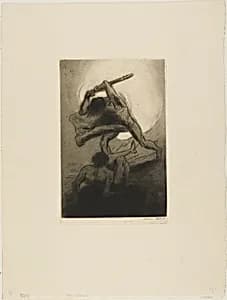 Cain and Abel by Odilon Redon