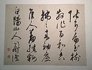 Calligraphy by Chen Chun