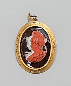 Cameo Pendant Brooch by Unknown