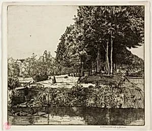Canal at Charenton by Donald Shaw MacLaughlan