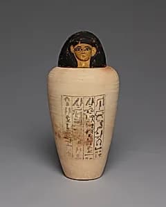 Canopic Jar of Amenhotep by Ancient Egyptian