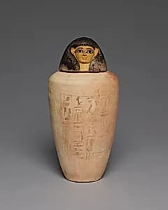 Canopic Jar of Amenhotep by Ancient Egyptian