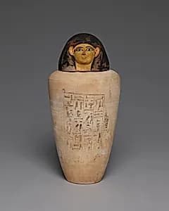 Canopic Jar of Amenhotep by Ancient Egyptian