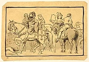 Canterbury Pilgrims by Henry Stacy Marks