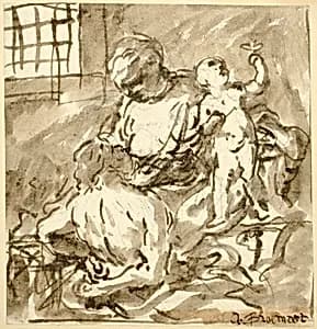 Caritas Romana by Abraham Bloemaert