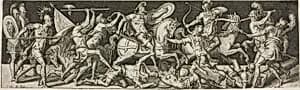 Cavalry and Footsoldiers by Étienne Delaune