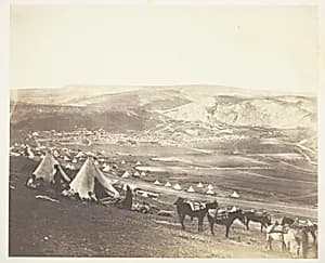 Cavalry Camp, Balaklava by Roger Fenton