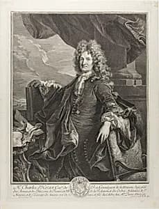 Charles d'Hozier, King's Genealogist by Gérard Edelinck
