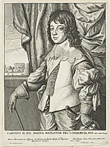 Charles II by Wenceslaus Hollar