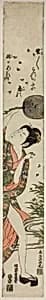 Chasing Fireflies by Torii Kiyomitsu I