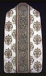 Chasuble with Orphrey Bands by Unknown