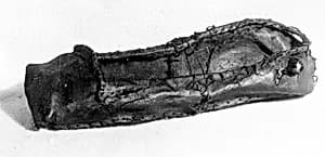 Child's Horned Toe Shoe by Unknown