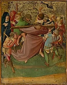 Christ Carrying the Cross by Master of the Worcester Carrying of the Cross