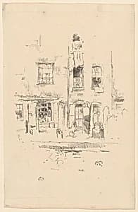 Churchyard by James McNeill Whistler