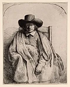 Clement de Jonghe, Printseller by Rembrandt van Rijn