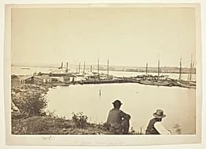 Coal Wharf, Alexandria, Virginia by Andrew Joseph Russell