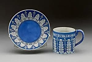 Coffee Can and Saucer by Wedgwood Manufactory