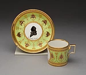 Coffee Cup and Saucer by Vienna State Porcelain Manufactory
