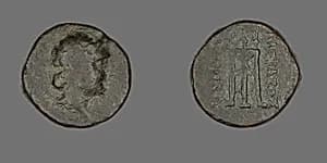 Coin Depicting a Goddess by Ancient Greek