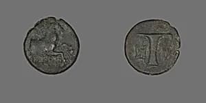 Coin Depicting a Horse by Ancient Greek