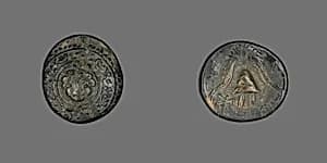 Coin Depicting a Shield by Ancient Greek