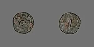 Coin Depicting a Sphinx by Ancient Greek