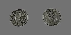Coin Depicting Constantinople by Ancient Roman