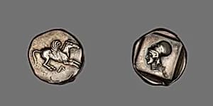 Coin Depicting Pegasus by Ancient Greek