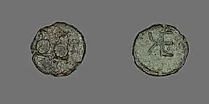 Coin Depicting Two Rams by Ancient Greek