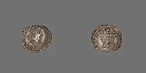 Coin Portraying Emperor Arcadius by Ancient Roman