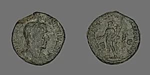 Coin Portraying Emperor Aurelian by Ancient Roman