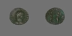 Coin Portraying Emperor Aurelian by Ancient Roman