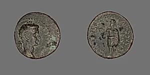 Coin Portraying Emperor Caligula by Ancient Roman