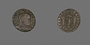 Coin Portraying Emperor Licinius by Ancient Roman