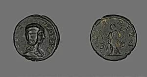 Coin Portraying Julia by Ancient Roman
