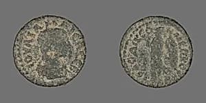 Coin Portraying Julia Maesa by Ancient Roman